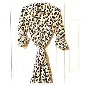 animal print dress